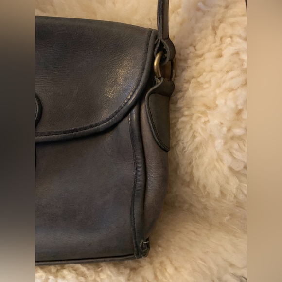 Vintage Coach grey shoulder bag - Picture 3 of 15